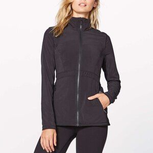 Lululemon Athletica Jacket Slim Fit Round Trip Rouched Full Zip 6